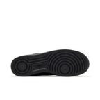 Nike Air Force 1 Low SP Triple Black Perforated – zadní pohled | Purekickz