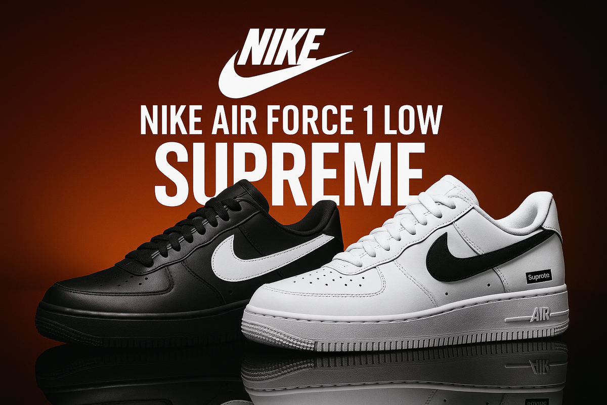 Nike Air Force 1 Low Supreme Banner se správným nápisem
