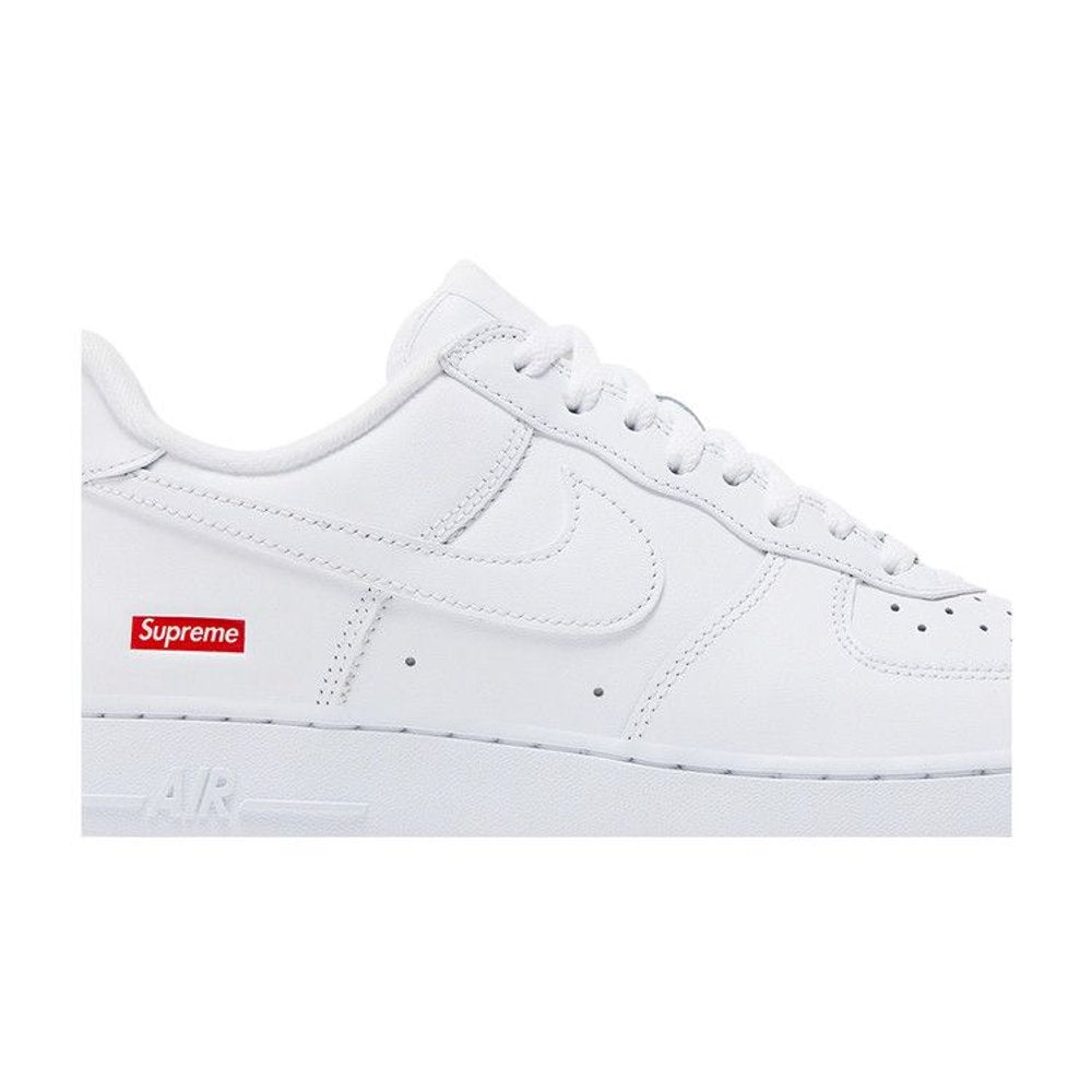Nike Air Force 1 Low Supreme White – detail | Purekickz