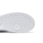 Nike Air Force 1 Low White Barely – pohled shora | Purekickz