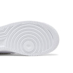 Nike Air Force 1 Low White Barely – pohled shora | Purekickz