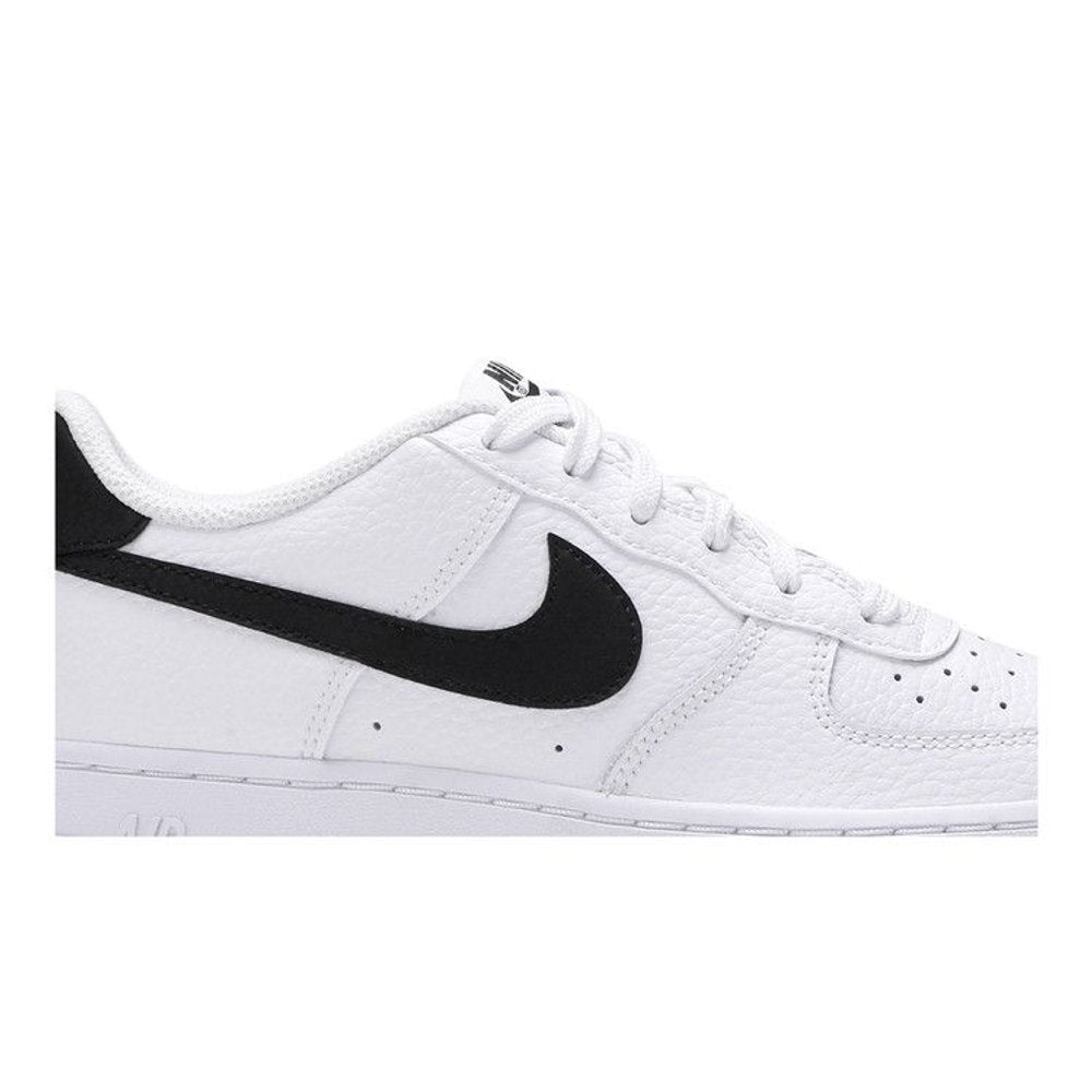 Nike Air Force 1 Low White Black (GS) – detail | Purekickz