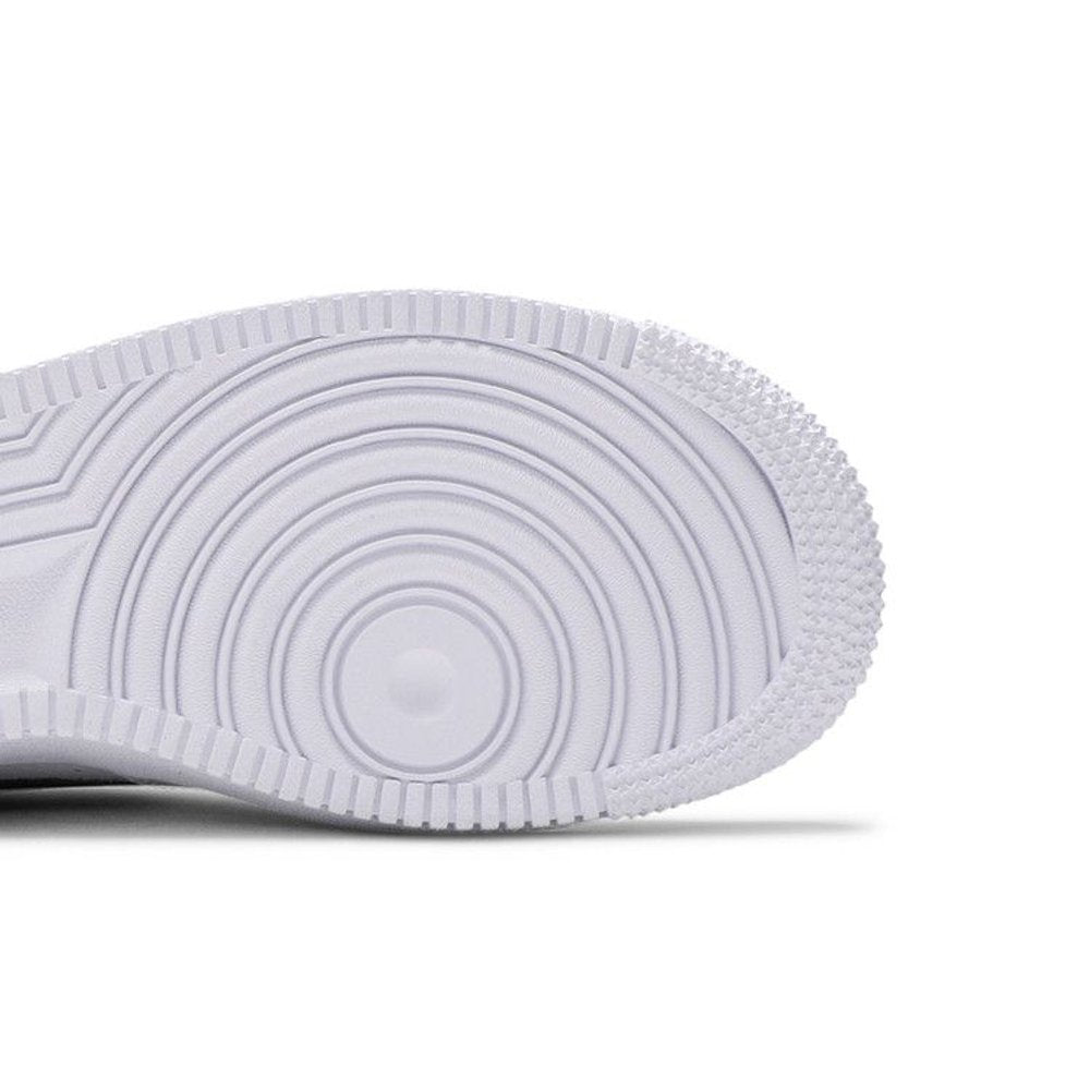 Nike Air Force 1 Low White Black (GS) – pohled shora | Purekickz