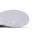 Nike Air Force 1 Low White Black (GS) – pohled shora | Purekickz