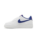 Nike Air Force 1 Low White Deep Royal (GS) – hlavní pohled | Purekickz