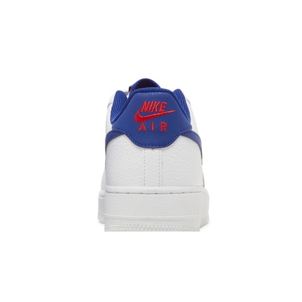 Nike Air Force 1 Low White Deep Royal (GS) – detail materiálu | Purekickz