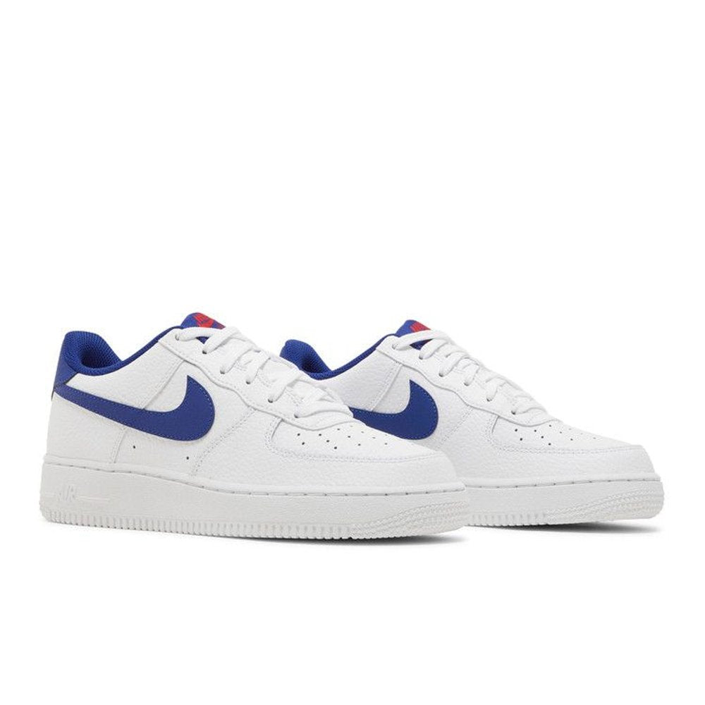 Nike Air Force 1 Low White Deep Royal (GS) – lifestyle foto | Purekickz