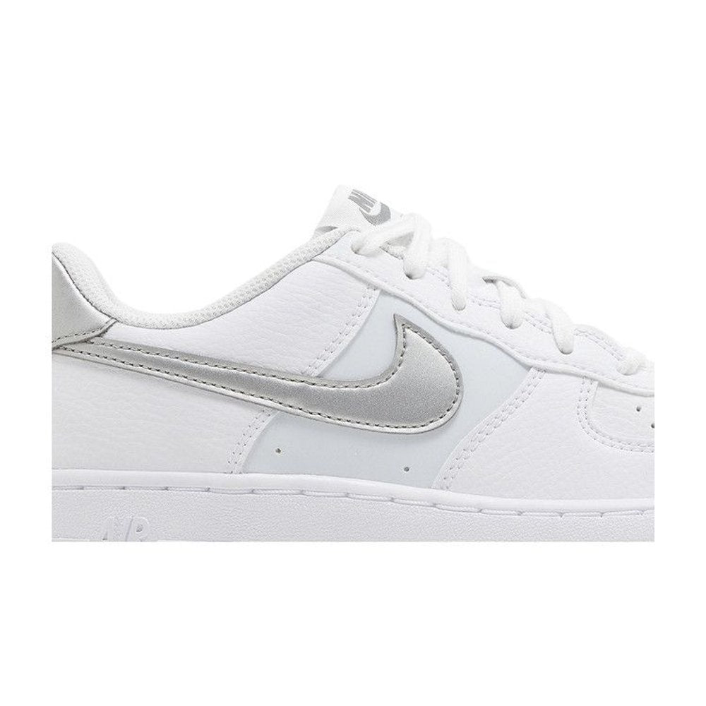 Nike Air Force 1 Low White Football Grey (GS) – detail | Purekickz