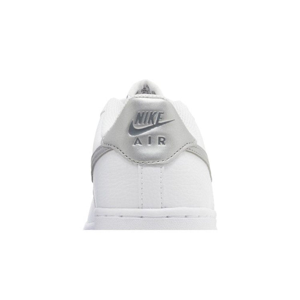 Nike Air Force 1 Low White Football Grey (GS) – detail materiálu | Purekickz