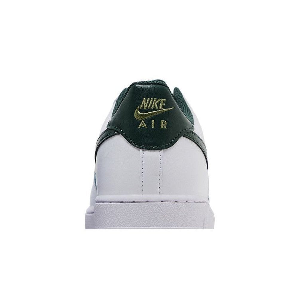 Nike Air Force 1 Low White Vintage Green (GS) – detail materiálu | Purekickz