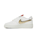 Nike Air Force 1 LV8 Double Swoosh Silver Gold (GS) – hlavní pohled | Purekickz