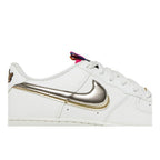 Nike Air Force 1 LV8 Double Swoosh Silver Gold (GS) – detail | Purekickz