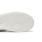Nike Air Force 1 LV8 Double Swoosh Silver Gold (GS) – pohled shora | Purekickz