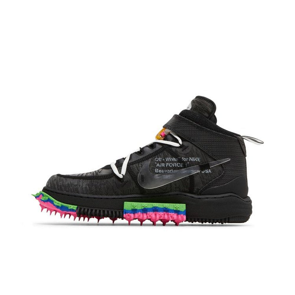 Nike Air Force 1 Mid Off-White Black – hlavní pohled | Purekickz