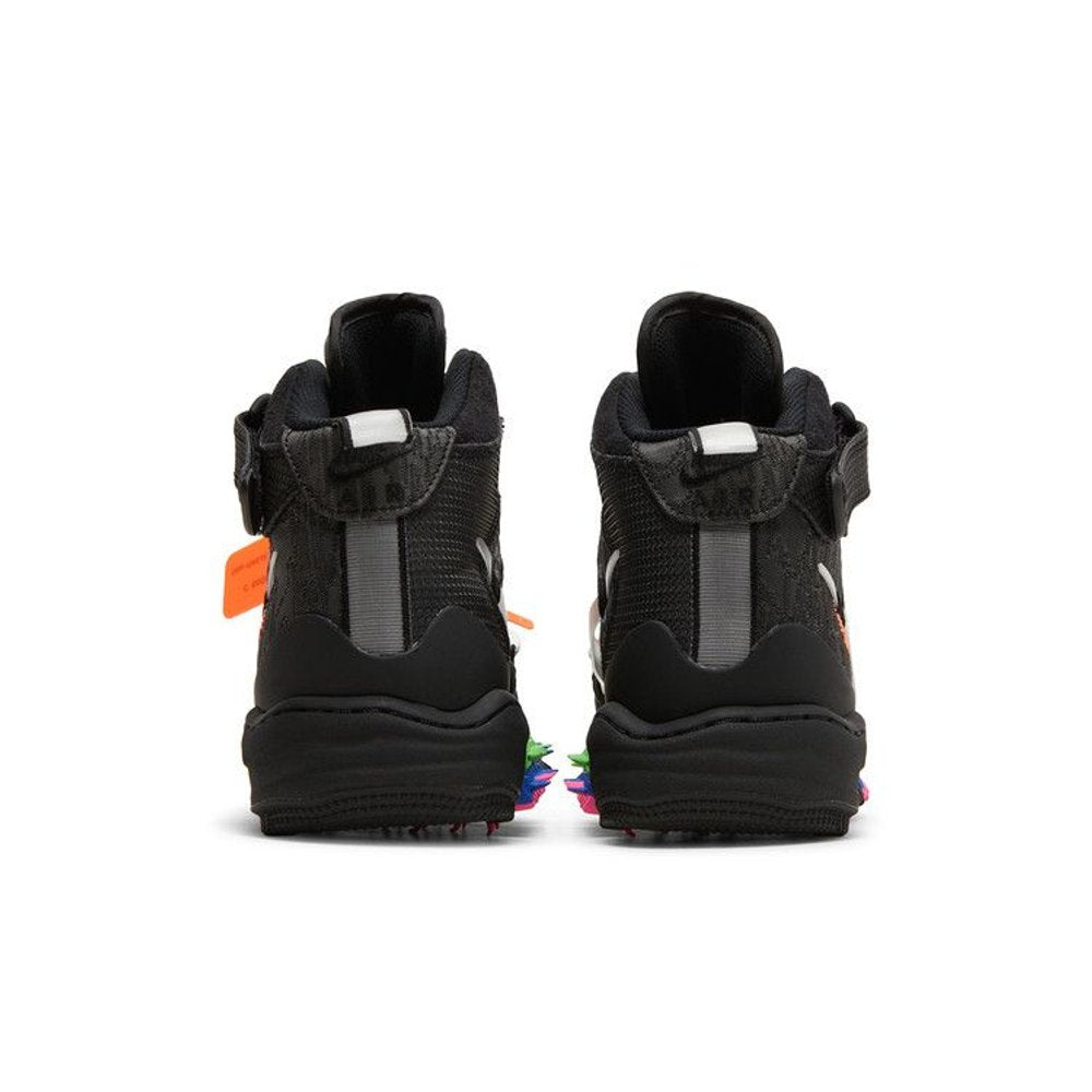Nike Air Force 1 Mid Off-White Black – podrážka | Purekickz