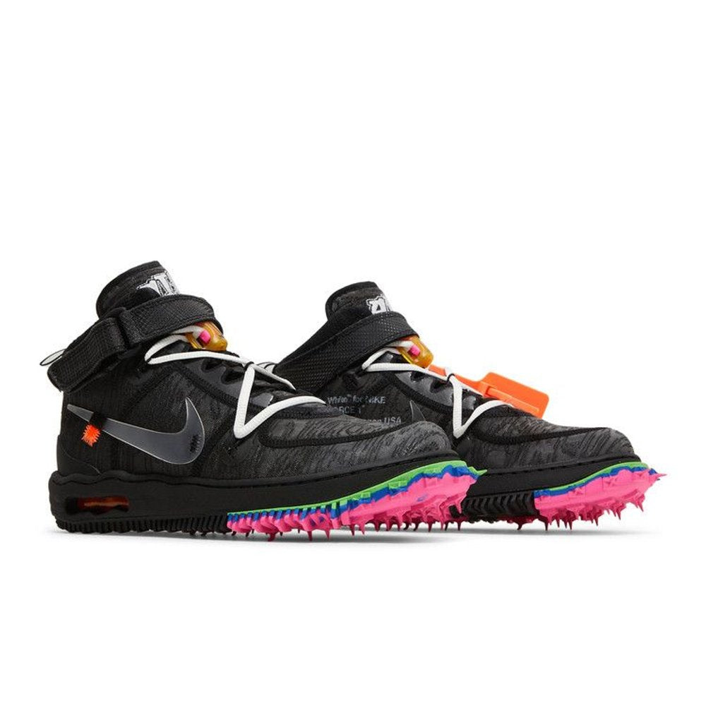 Nike Air Force 1 Mid Off-White Black – lifestyle foto | Purekickz