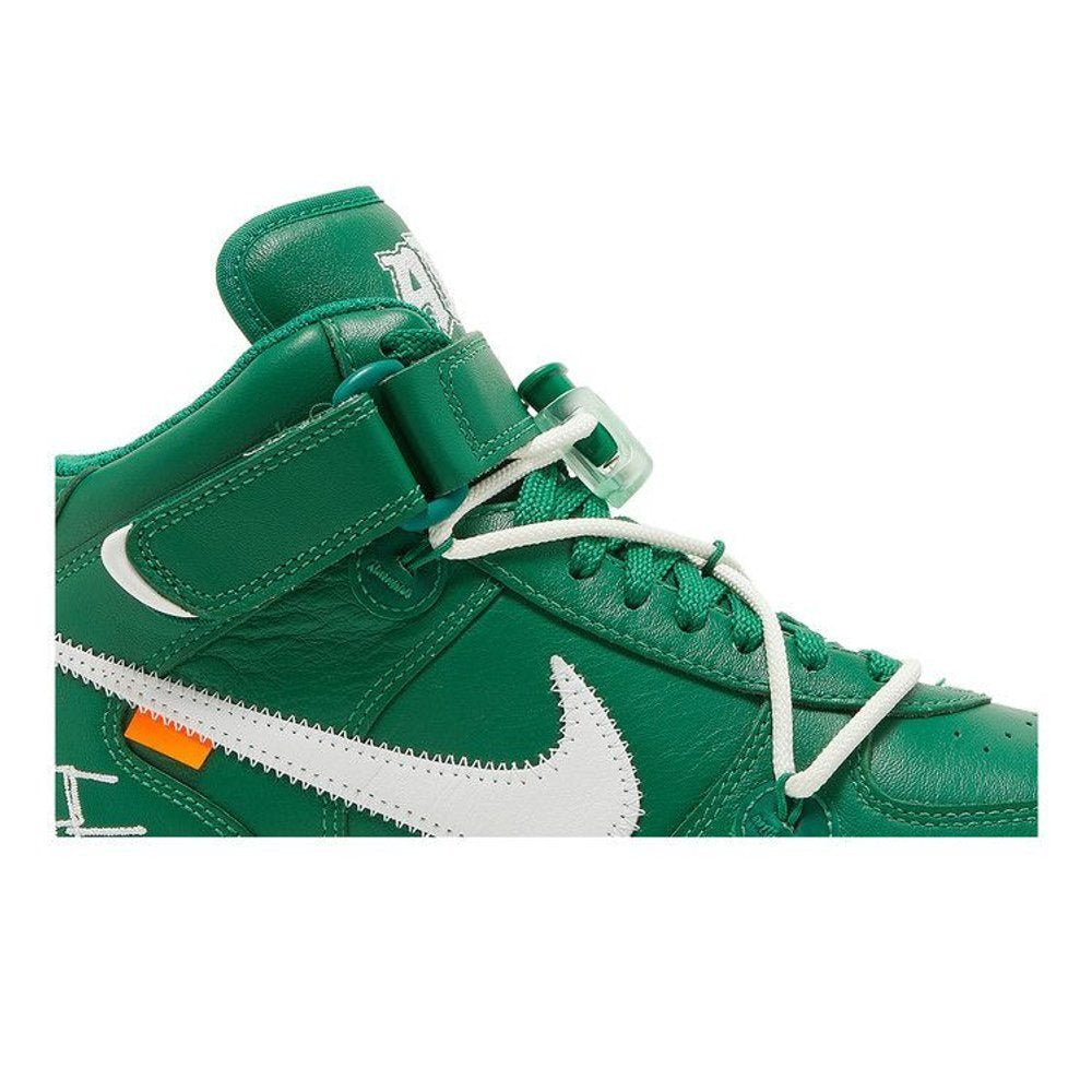 Nike Air Force 1 Mid Off-White Pine Green – detail | Purekickz