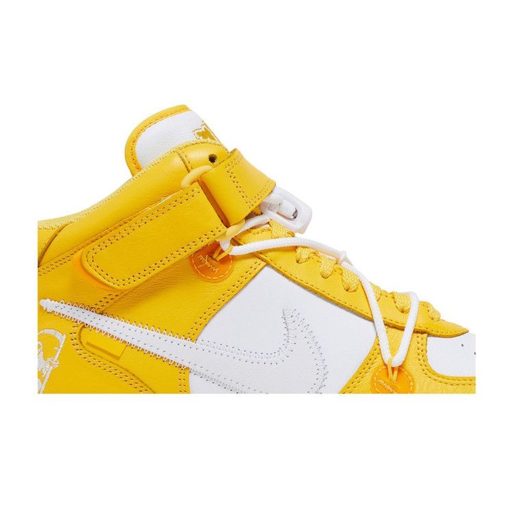 Nike Air Force 1 Mid SP Off-White Varsity Maize – detail | Purekickz