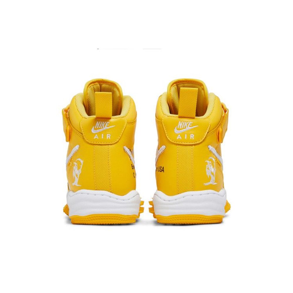 Nike Air Force 1 Mid SP Off-White Varsity Maize – podrážka | Purekickz