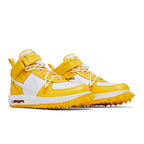 Nike Air Force 1 Mid SP Off-White Varsity Maize – lifestyle foto | Purekickz