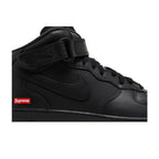 Nike Air Force 1 Mid Supreme Black – detail | Purekickz