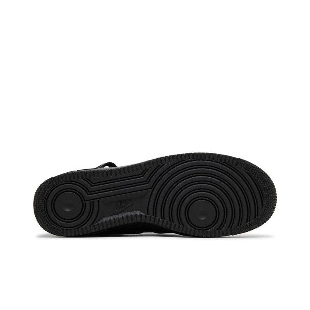 Nike Air Force 1 Mid Supreme Black – zadní pohled | Purekickz