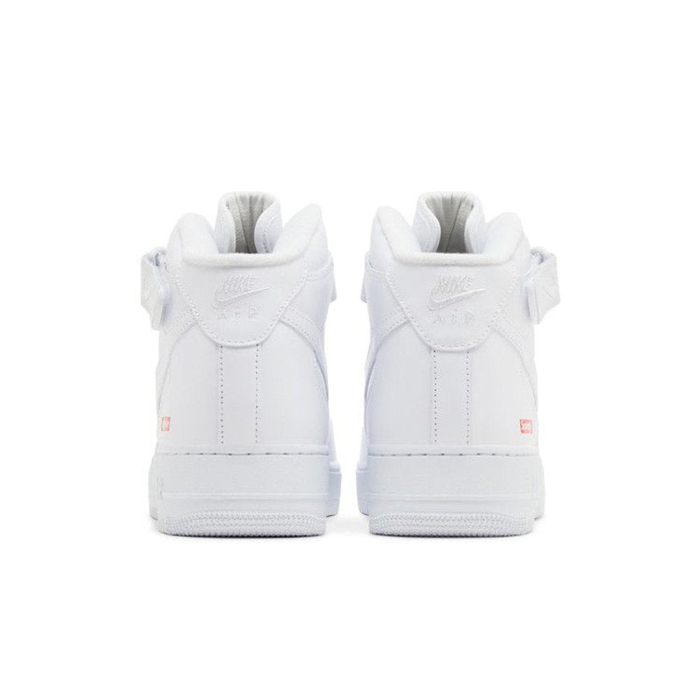 Nike Air Force 1 Mid Supreme White – podrážka | Purekickz