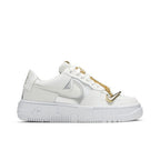 Nike Air Force 1 Pixel White Gold Chain – boční pohled | Purekickz