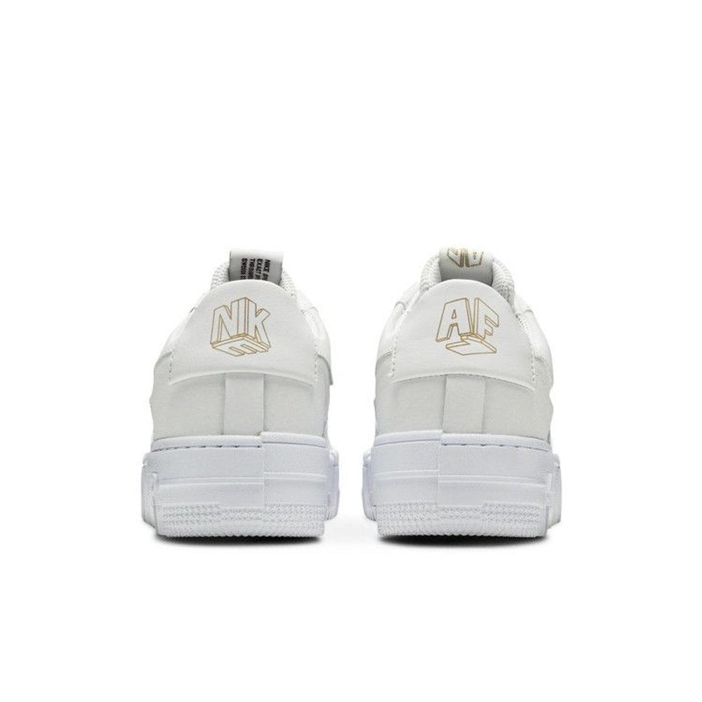 Nike Air Force 1 Pixel White Gold Chain – podrážka | Purekickz
