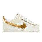Nike Air Force 1 Shadow Sail Coconut Milk Metallic Gold (W) – detail | Purekickz