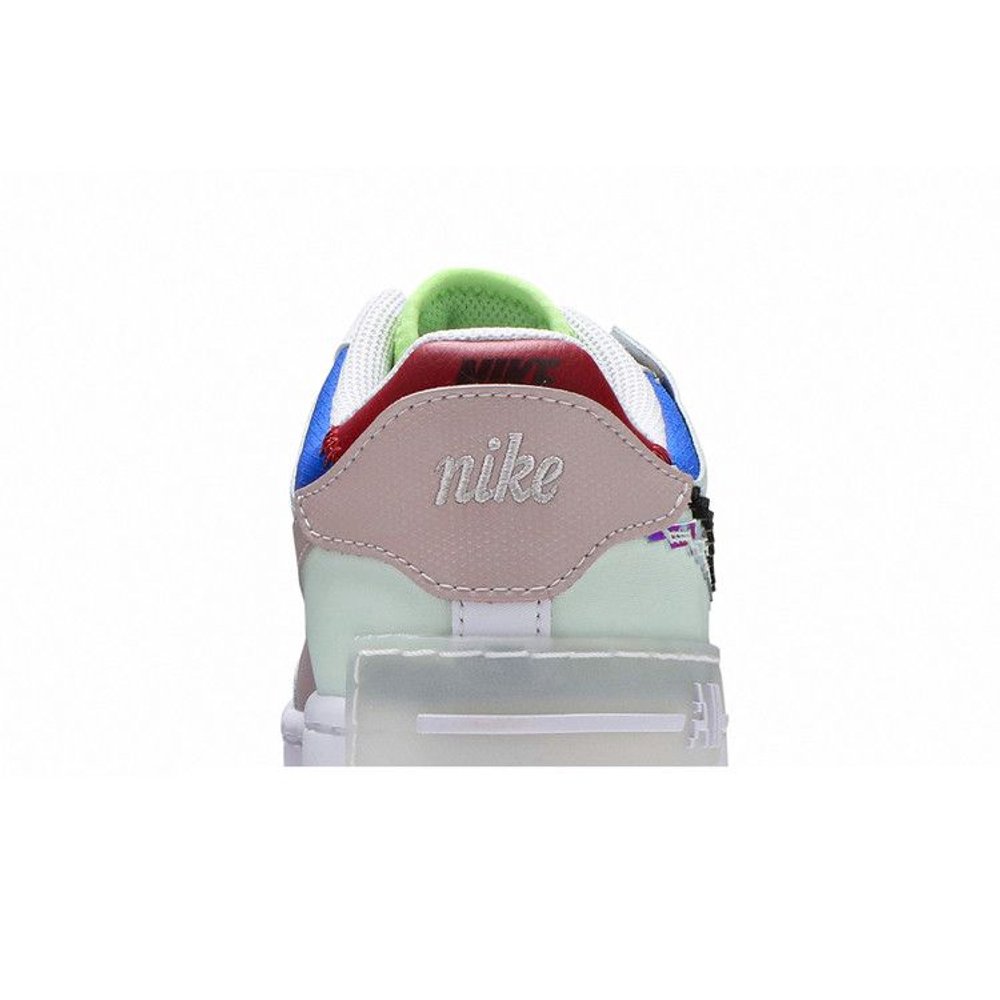 Nike Air Force 1 Shadow SE Pixel Swoosh – detail materiálu | Purekickz