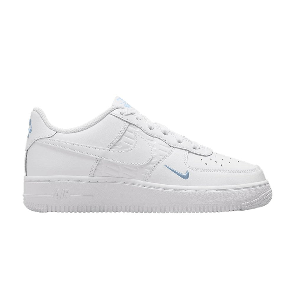 Nike Air Force 1 White Light Armoury Blue (GS) – hlavní pohled | Purekickz