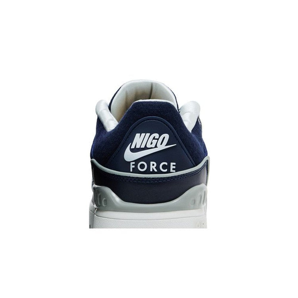Nike Air Force 3 Low SP Nigo Pendleton College Pack Midnight Navy – detail materiálu | Purekickz