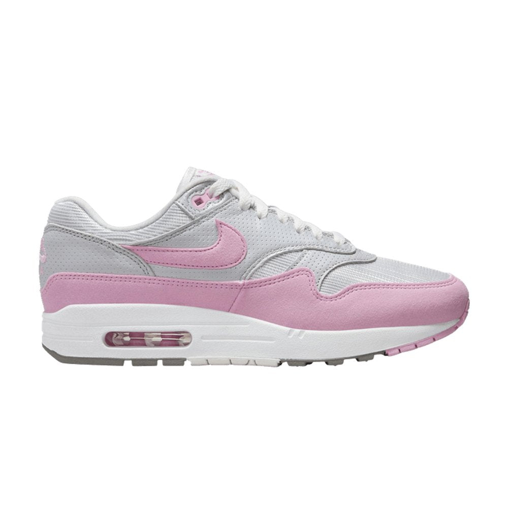 Nike Air Max 1 87 Metallic Platinum Pink Rise – boční pohled | Purekickz