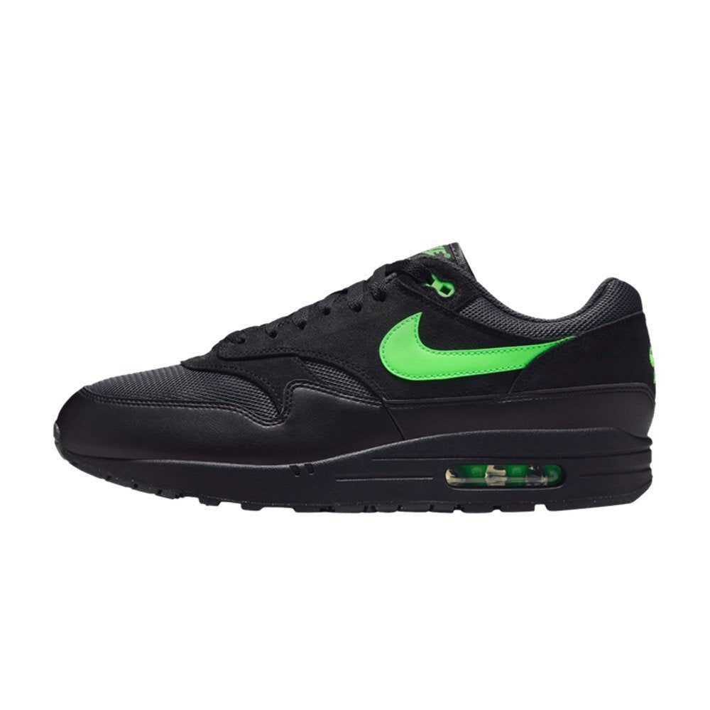 Nike Air Max 1 Essential Black Green Strike – hlavní pohled | Purekickz