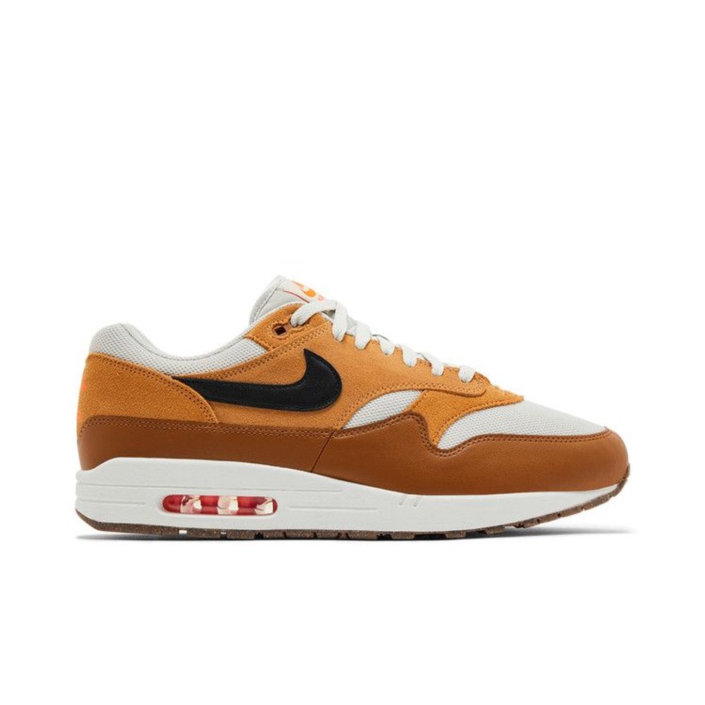 Nike Air Max 1 Essential British Tan Light Bone – boční pohled | Purekickz
