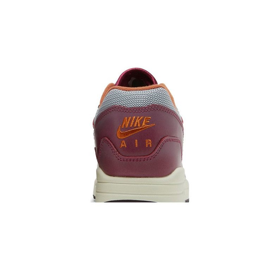 Nike Air Max 1 Patta Waves Rush Maroon – detail materiálu | Purekickz