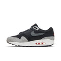 Nike Air Max 1 Premium 'Dark Smoke Grey Flash Crimson' – hlavní pohled | Purekickz