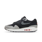 Nike Air Max 1 Premium 'Dark Smoke Grey Flash Crimson' – hlavní pohled | Purekickz