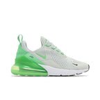 Nike Air Max 270 Light Silver Green Shock – boční pohled | Purekickz
