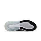Nike Air Max 270 Pure Platinum Light Smoke Grey Metallic Silver Black (W) – zadní pohled | Purekickz