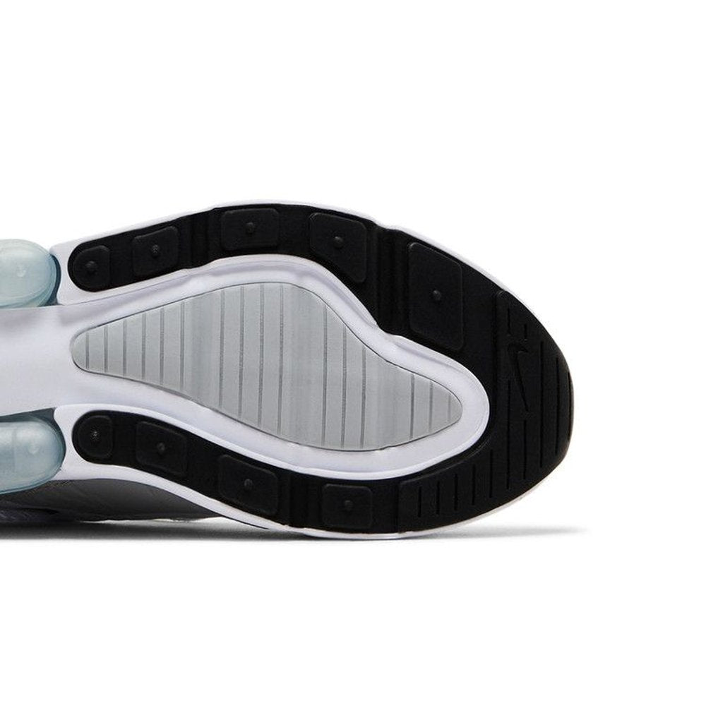 Nike Air Max 270 Pure Platinum Light Smoke Grey Metallic Silver Black (W) – pohled shora | Purekickz
