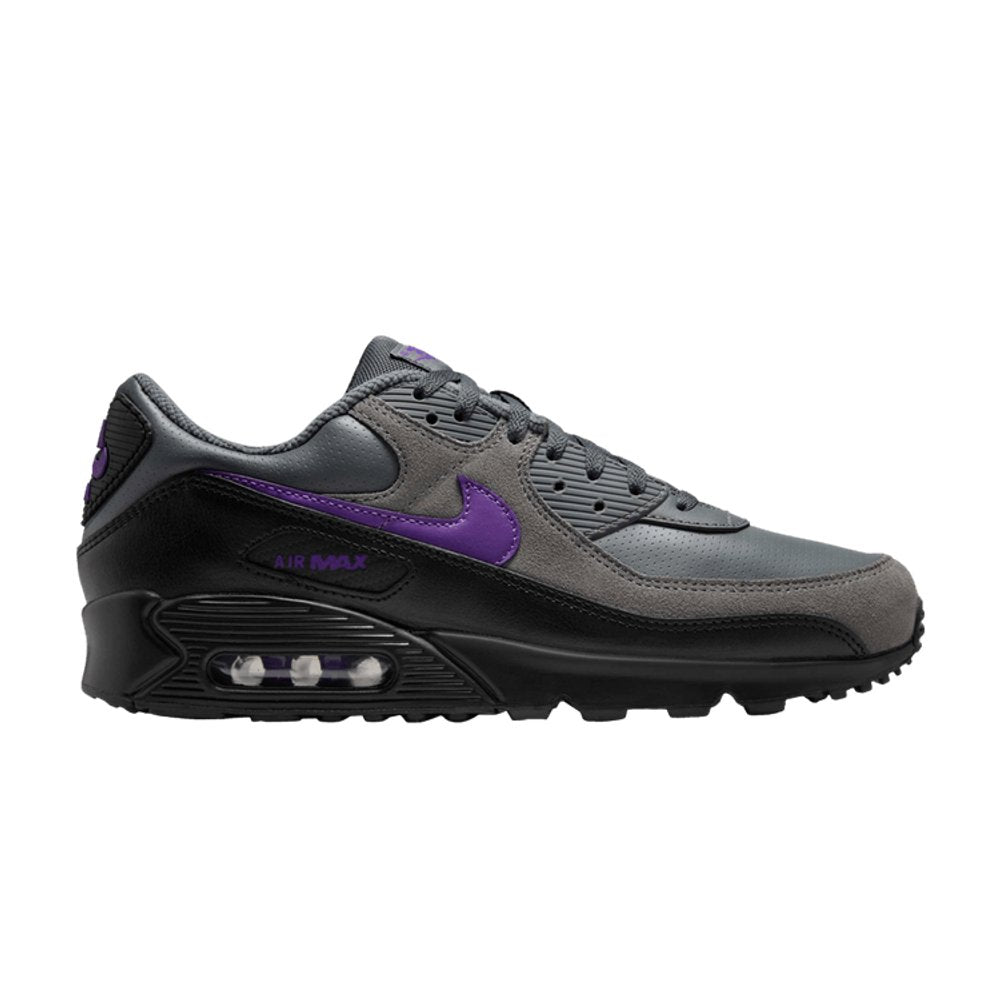 Nike Air Max 90 Iron Grey Wild Grape – boční pohled | Purekickz