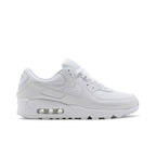 Nike Air Max 90 Leather Triple White – boční pohled | Purekickz