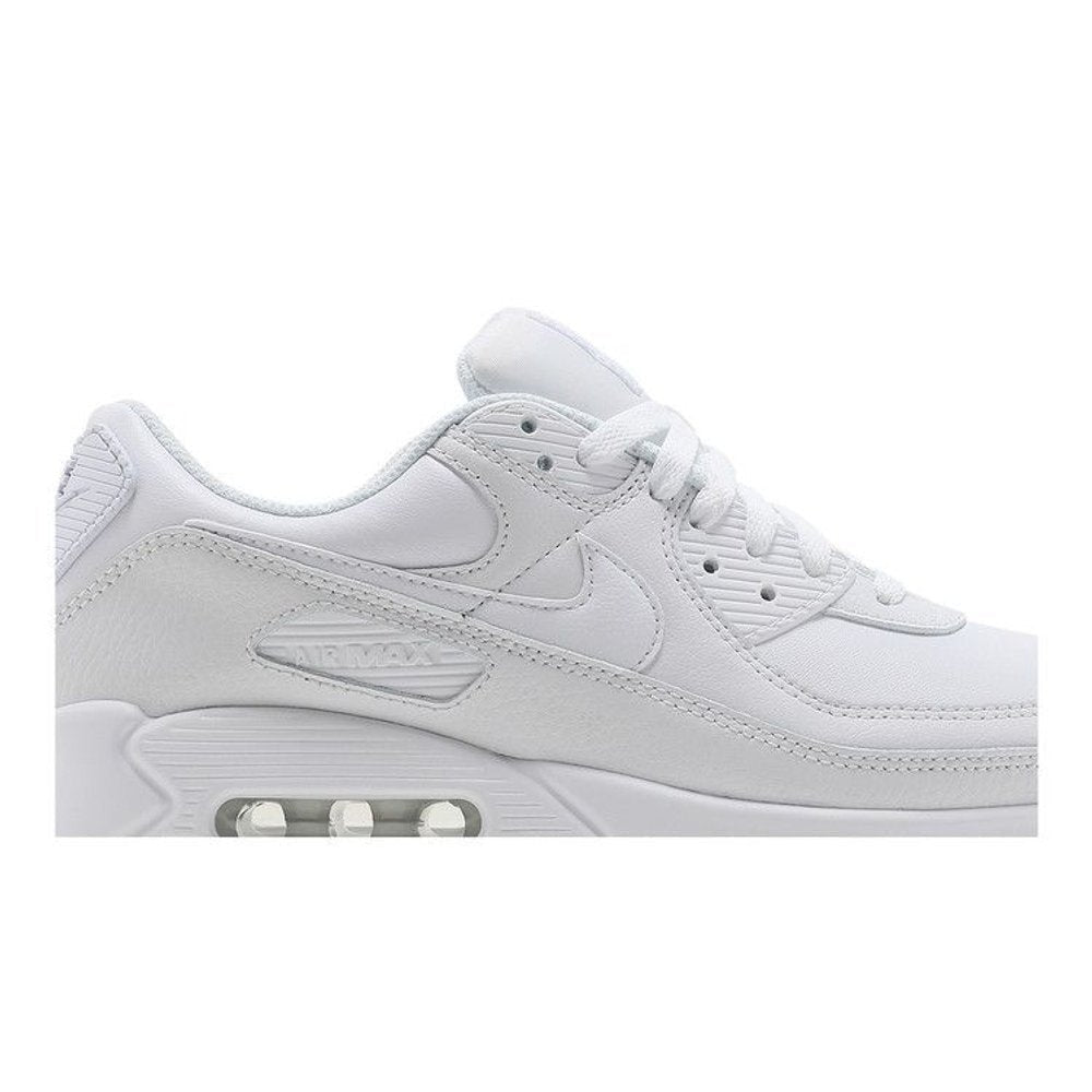 Nike Air Max 90 Leather Triple White – detail | Purekickz