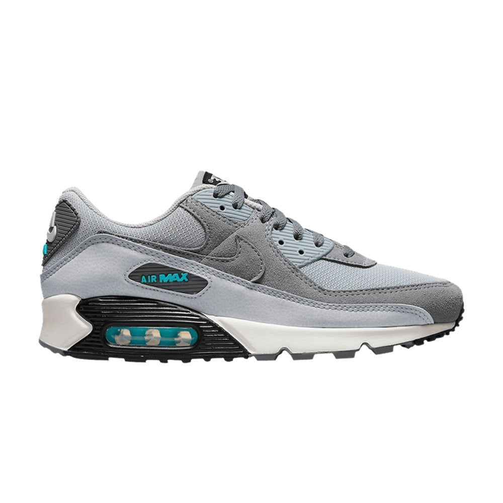 Nike Air Max 90 Wolf Grey Chlorine Blue – boční pohled | Purekickz