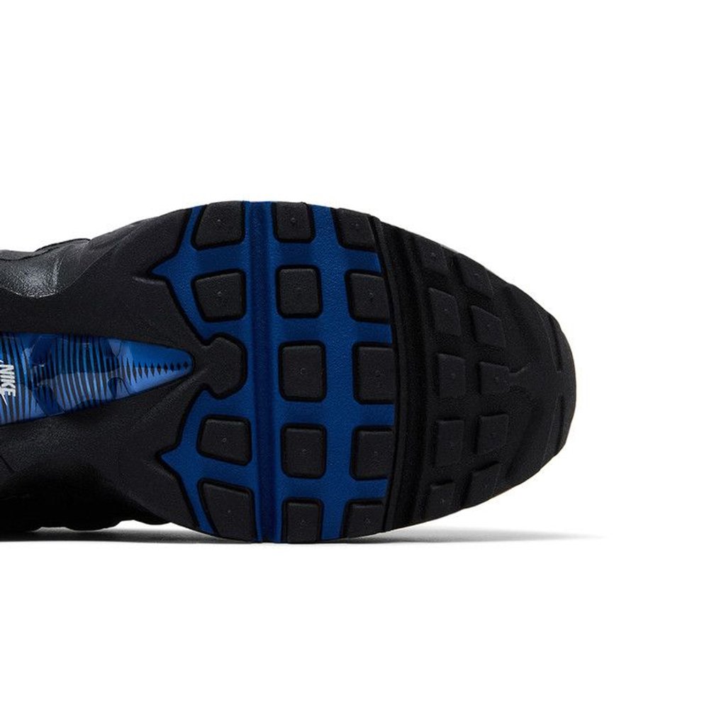 Nike Air Max 95 Big Bubble Black Game Royal – pohled shora | Purekickz