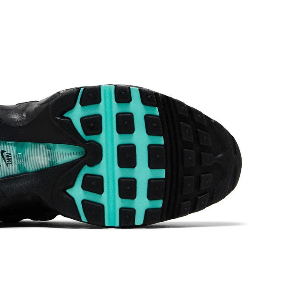 Nike Air Max 95 Black Aurora Green – pohled shora | Purekickz