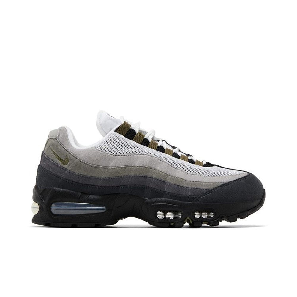 Nike Air Max 95 OG Big Bubble Black Medium Olive (W) – boční pohled | Purekickz