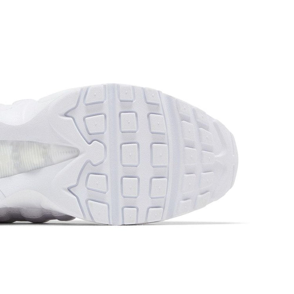 Nike Air Max 95 OG Big Bubble Triple White – pohled shora | Purekickz